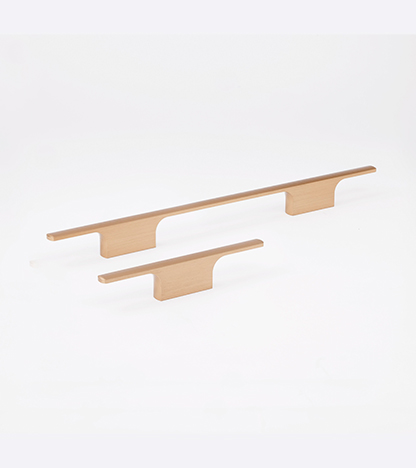 T knob & bridge handle - Brushed Brass