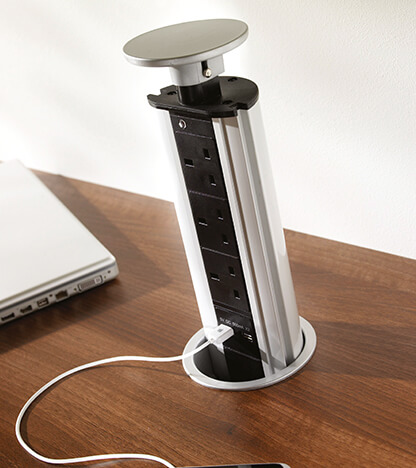 Pop up socket lighting